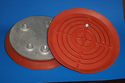 10 1/2" Vacuum Cup - custom aluminum plate/custom rubber material